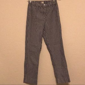 Checkered Brandy Melville Tilden Pants